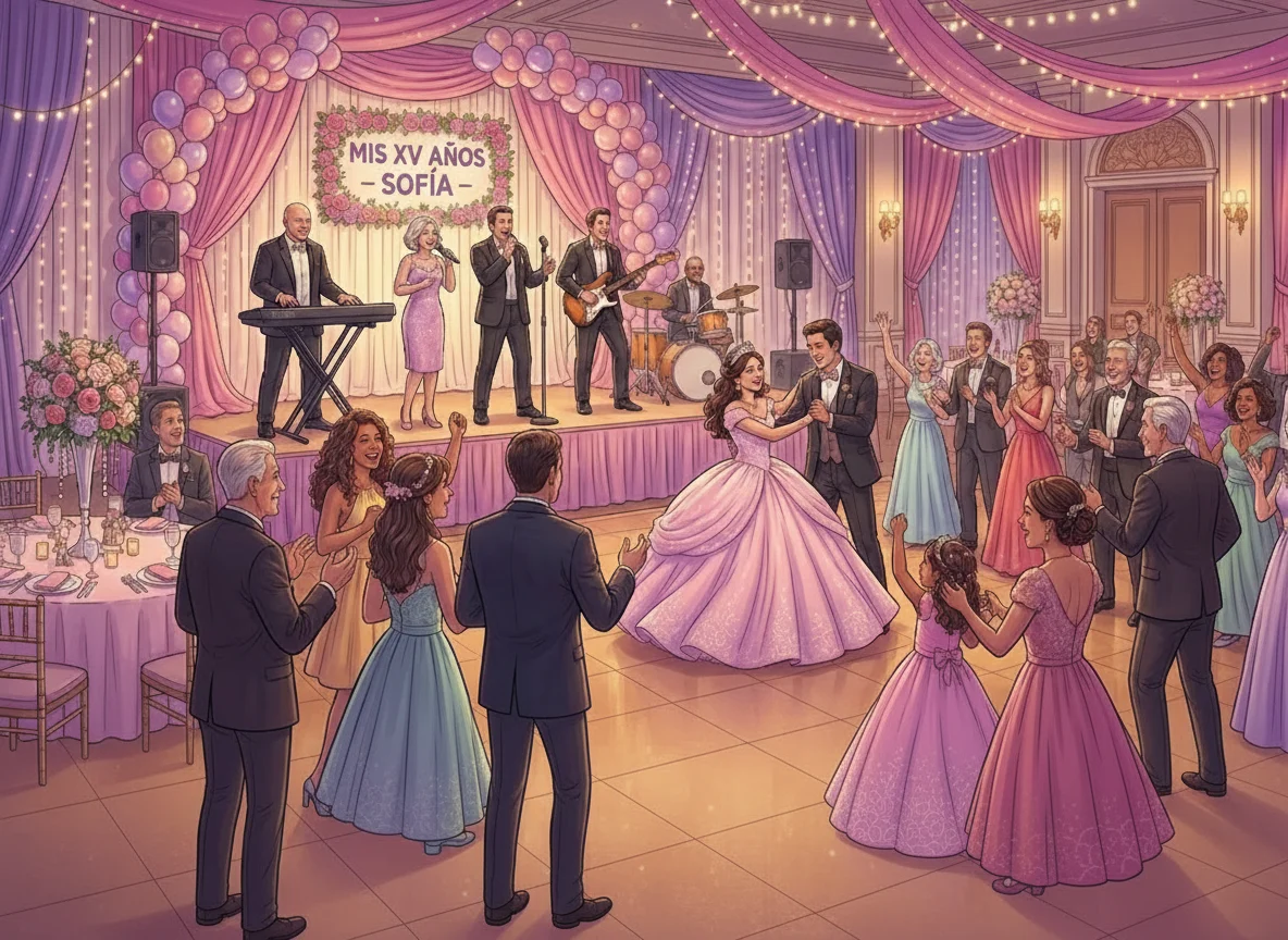 Grupo musical en XV años